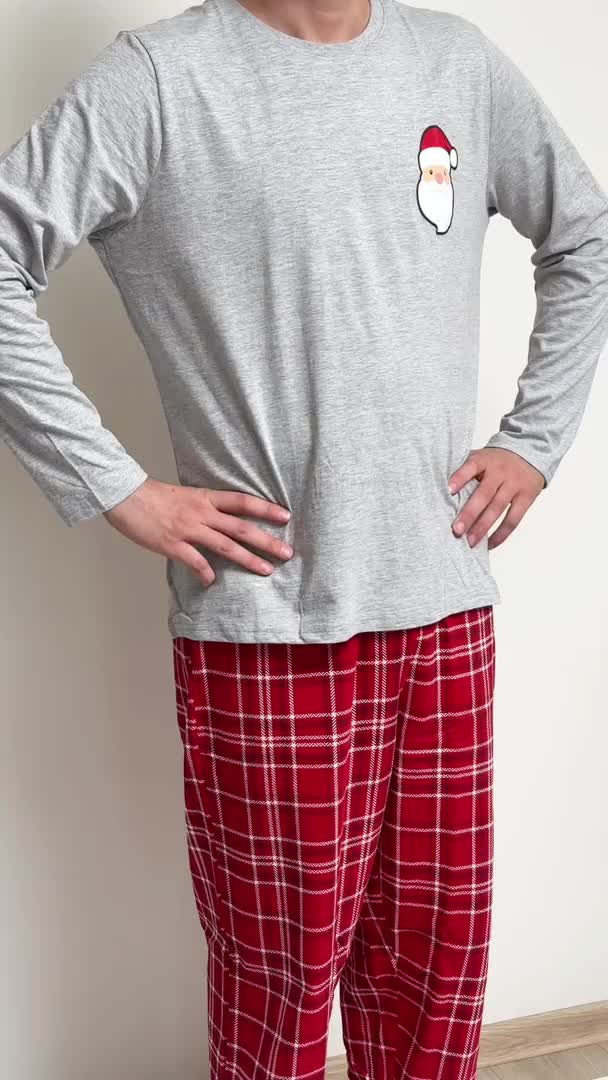 Produktbild von Weihnachts Pyjama Herren,Bequeme Pyjamahose FüR MäNner Mit